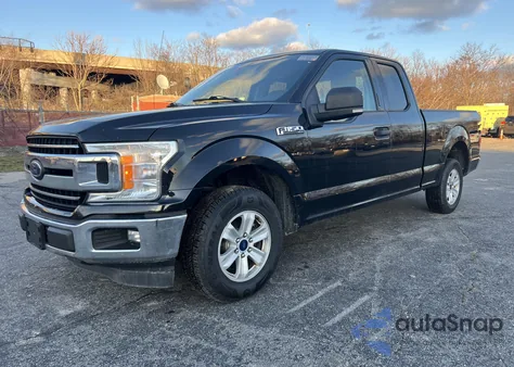 2018 Ford F150 Super Cab из США, поврежденный, VIN 1FTEX1CB0JKF17440